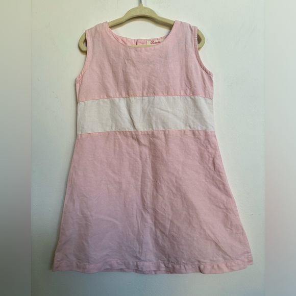 Sweetdil vintage linen dress for little girls size 4 - Picture 3 of 9